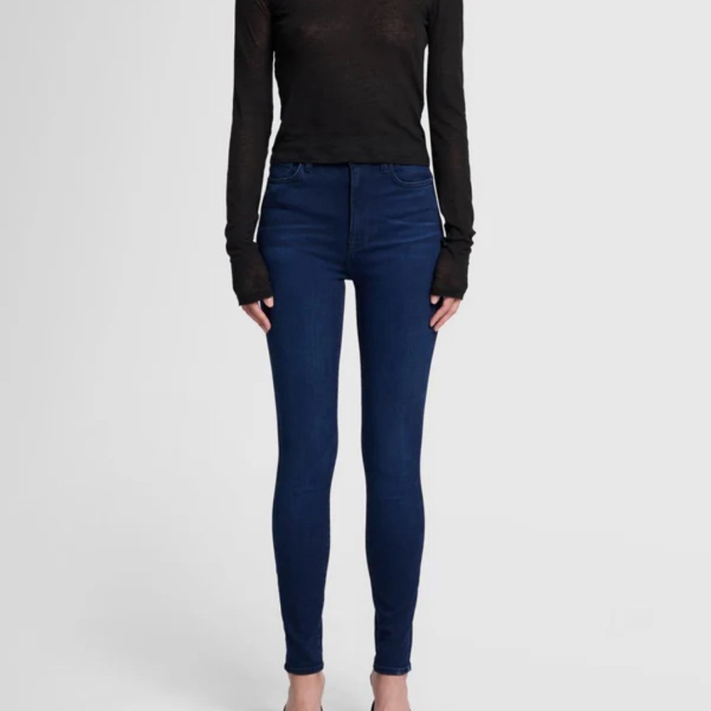 7 For All Mankind Blair Denim The High Waist Skinny